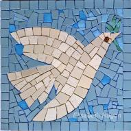 Mosaïque réalisé pour une stèle