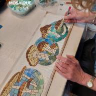 Mosaïque décorative - Champignons