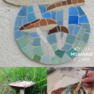 Mosaïque décorative - Champignons