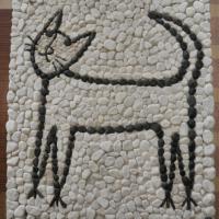 Mosaïque calade, école du Careï (Menton).