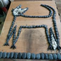 Mosaïque calade, école du Careï (Menton).