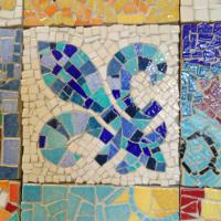 Panneau collectif sur le Québec, collège Jeanne-d'Arc (Paray-le-Monial).