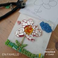 jolie fleur en miroir